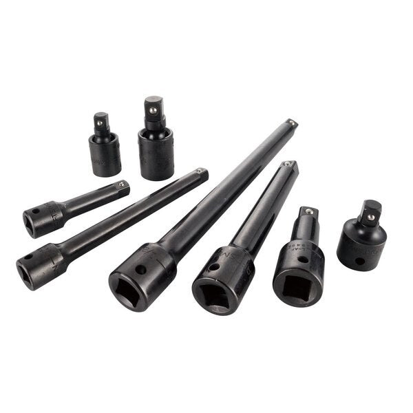 3/8 | 1/2 Drive Sockets, 8-pc Impact Tool Accessory Set, 8 pcs