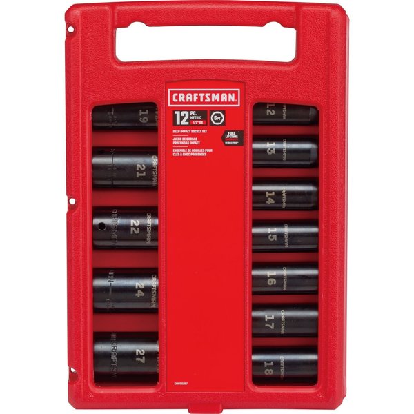 Sockets, 12-pc 1/2