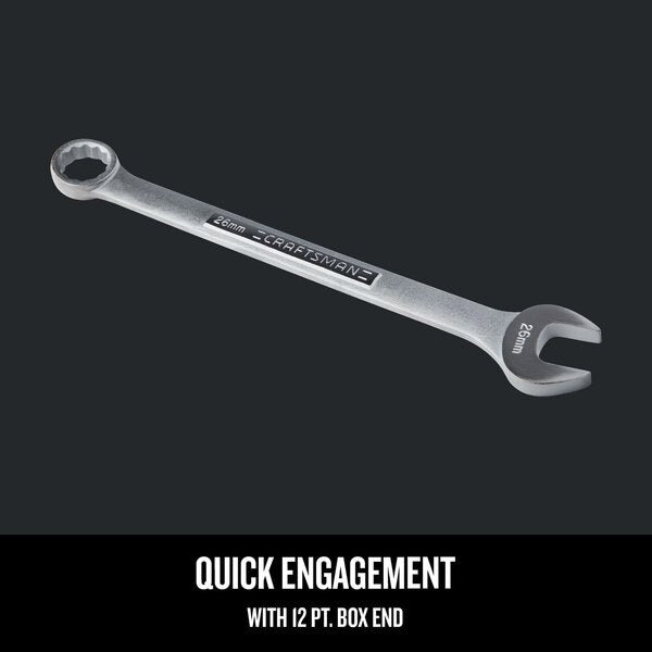 Metric Comb Wrench, 26 millimeter S X 26
