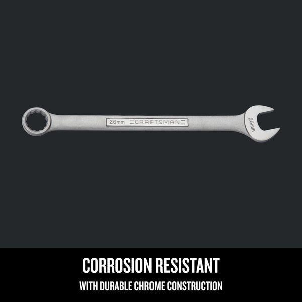 Metric Comb Wrench, 26 millimeter S X 26