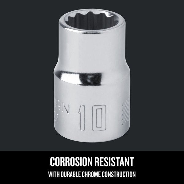 Sockets, 10 mm S x 3/8