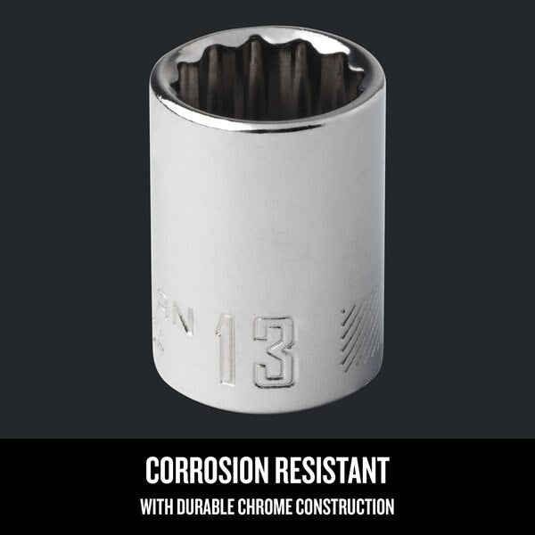 Sockets, 13 mm S x 3/8