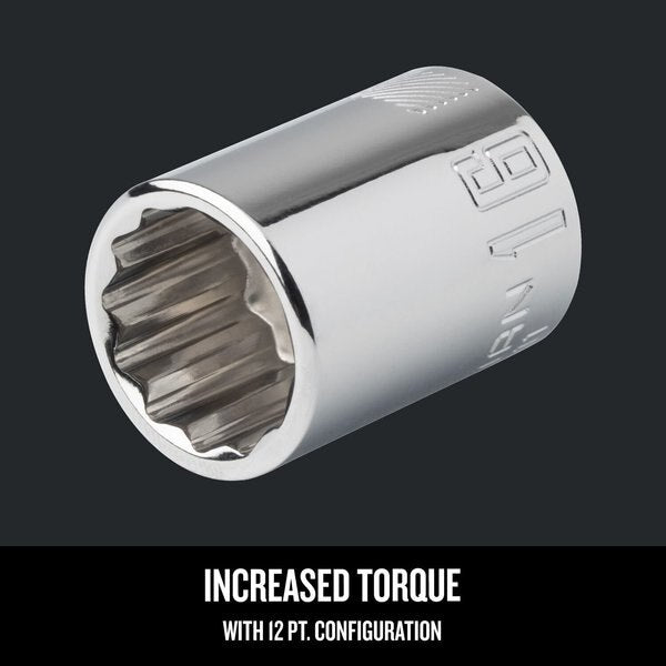 Sockets, 16 mm S x 3/8
