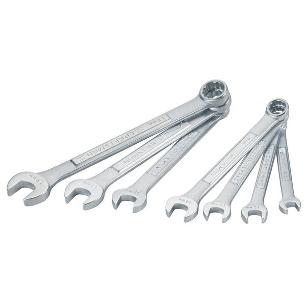 Wrenches, 7-pc Metric Raised-Panel Combi