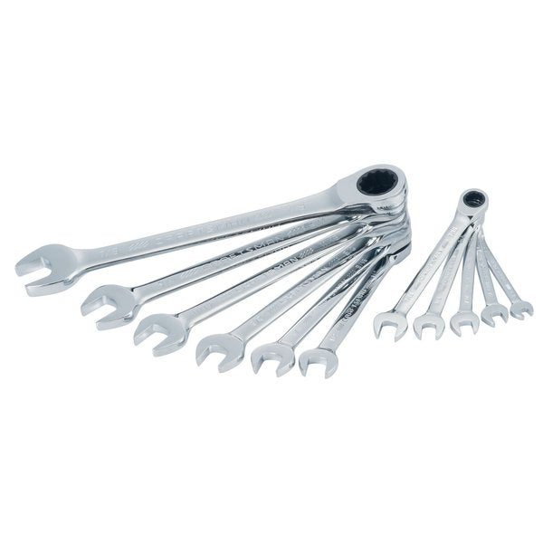 Wrenches, 11-pc SAE Ratcheting Combinati