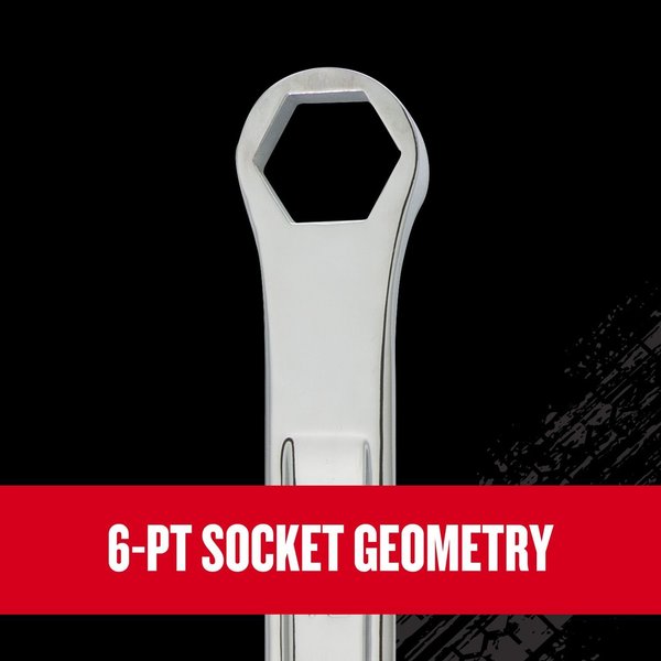 Flexible Head, V-Series XXL Met Ratchet Flex Head Doubl, Polished Chrome