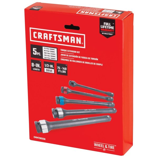 Extension, 5PC Torque Extension Set