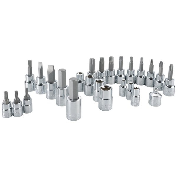 Sockets, 25-pc Bit Socket And External T
