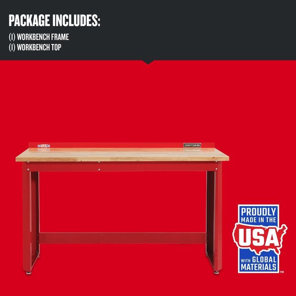 Storage, 6 ft. Wide Workbench With Butch