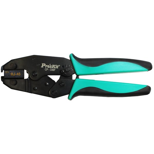 Ratcheted RJ45 Crimper 8 Position Modula