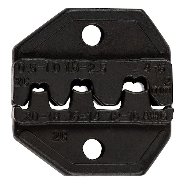 Upper/Lower Crimping Die, 12-10 AWG Cap.