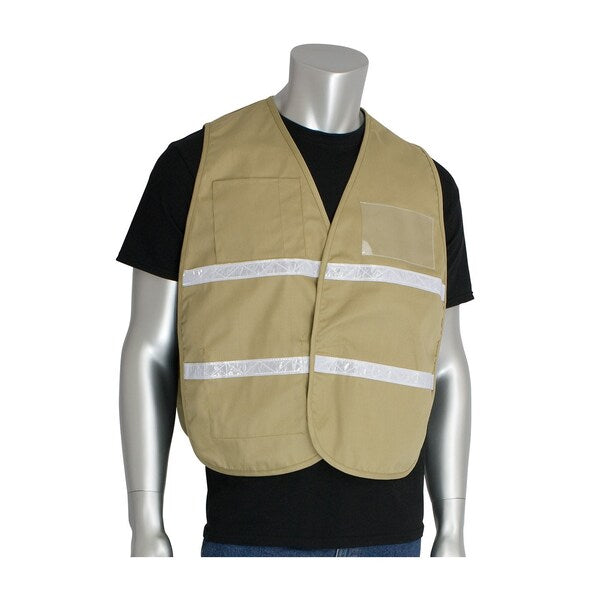 Non-Ansi Incident Command Vest Tan