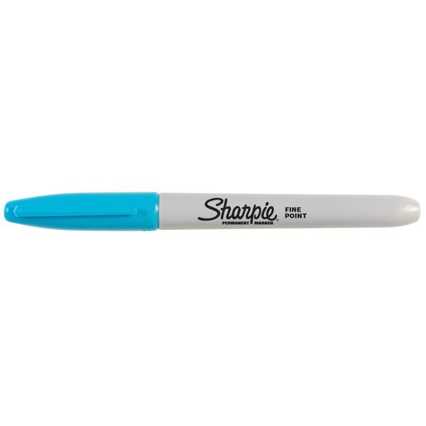 Perm Marker, Fine Point, Turquoise Ink