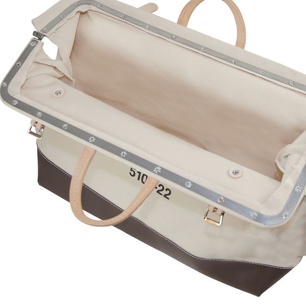 Wide-Mouth Tool Bag, Heavy-Duty #8 Natural Canvas, 1 Pockets