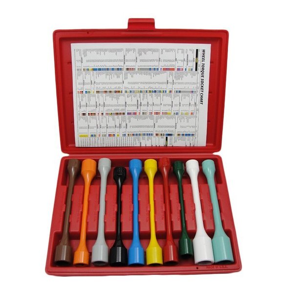 Torque Limiting Socket Set, 10 pcs.