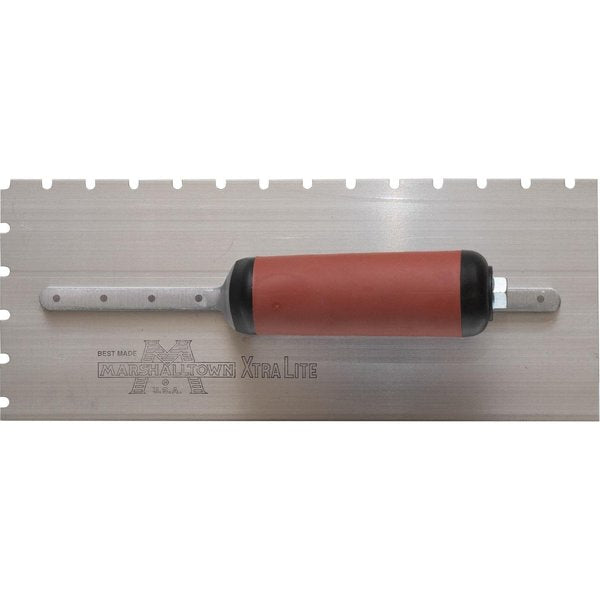 Notched Trowel, SS, 3/16