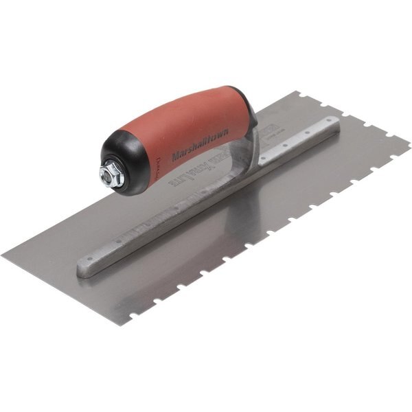 Notched Trowel, SS, 3/16