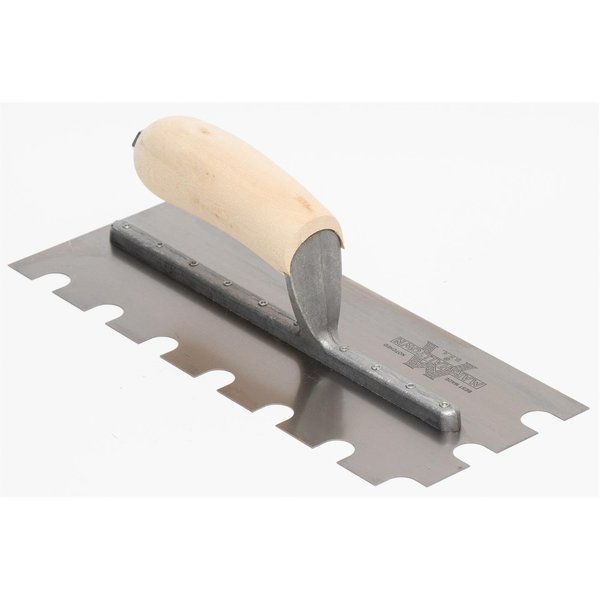 Notched Trowel, SS, 5/8