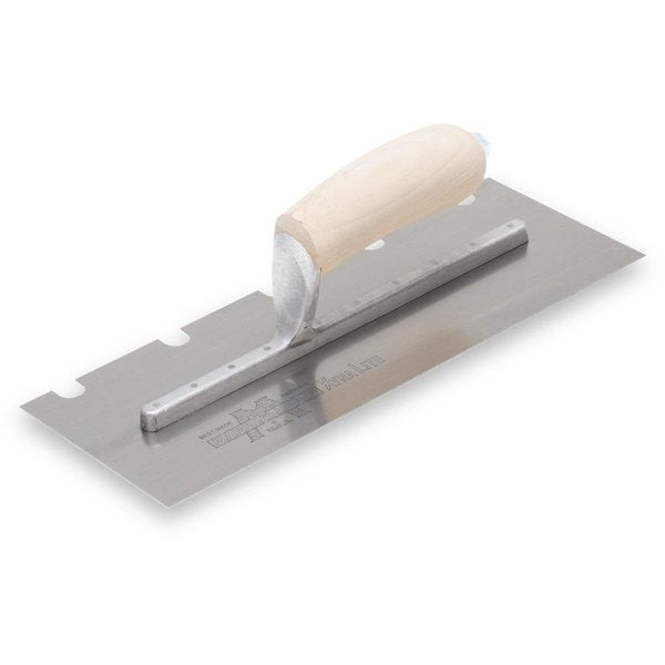 Notched Trowel, SS, 1/2