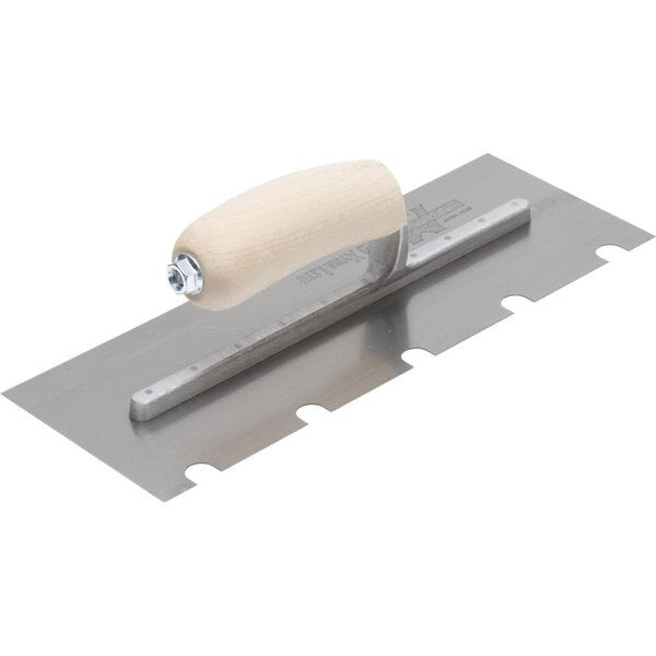Notched Trowel, SS, 1/2