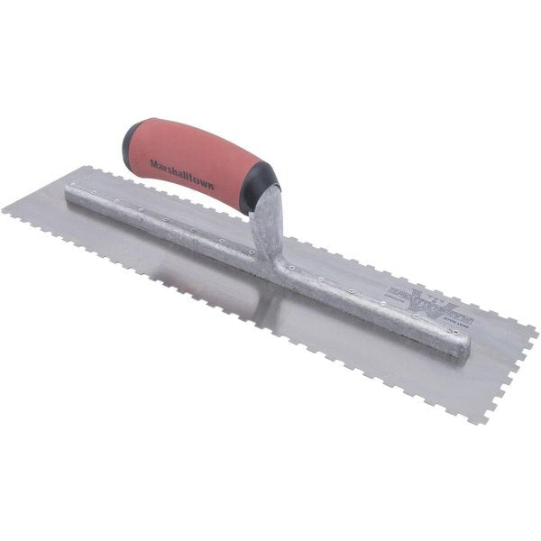 Notched Trowel, 3-Side, 1/4