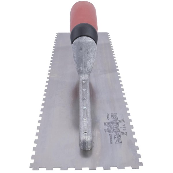 Notched Trowel, 3-Side, 1/4