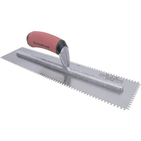 Notched Trowel, 3-Side, 1/8