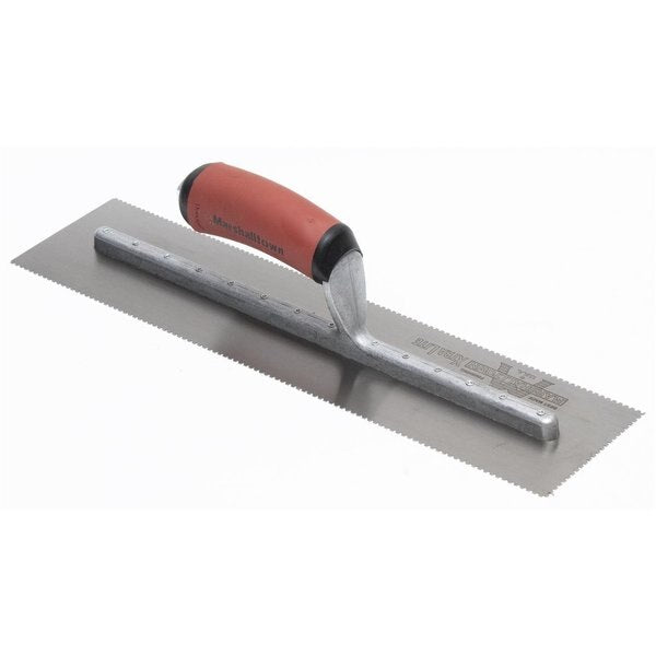 Notched Trowel, 3-Side, 1/16
