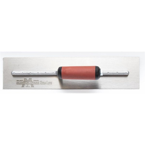 Notched Trowel, 3-Side, 1/16