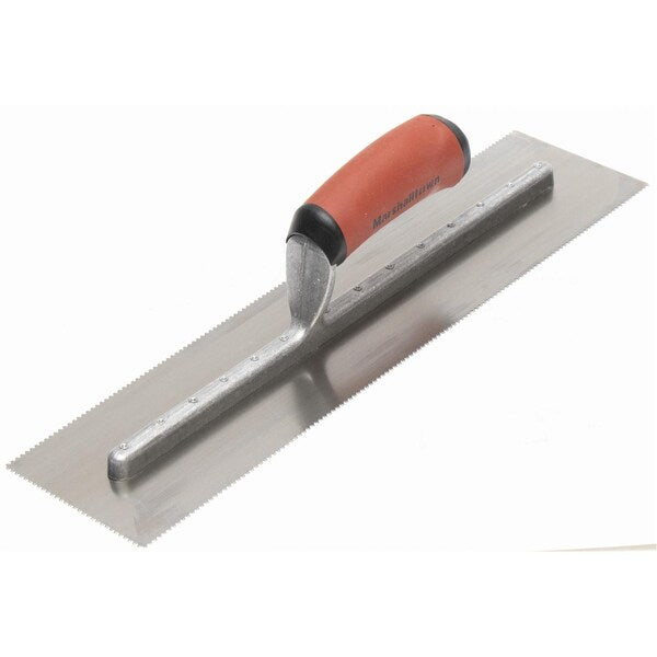 Notched Trowel, 3-Side, 1/16