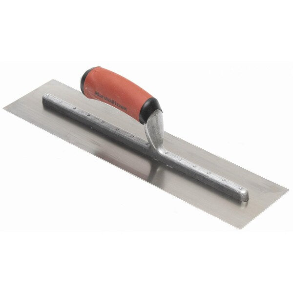 Notched Trowel, 3-Side, 1/16