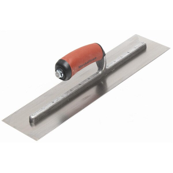 Notched Trowel, 3-Side, 1/16