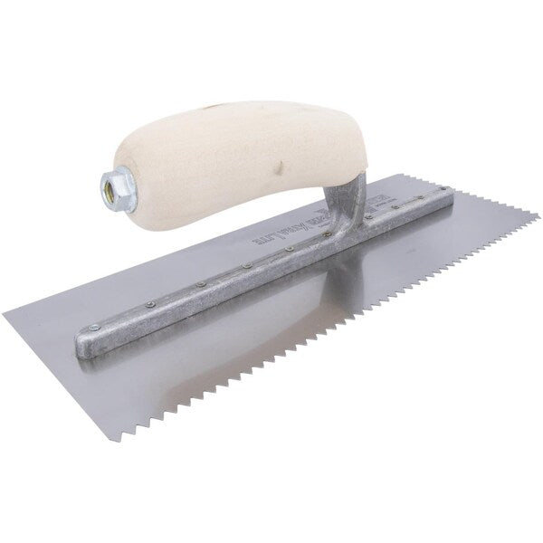 Notched Trwl, Curvd Wood Hndl, 7/32