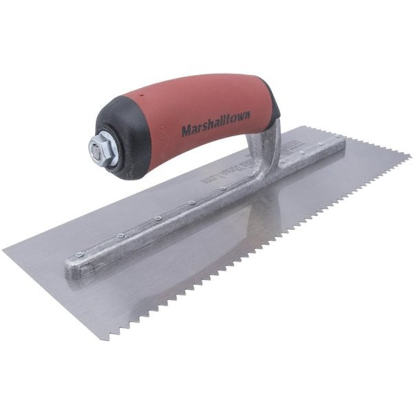 Notched Trowel, V-Handle, 7/32