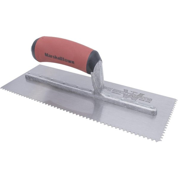 Notched Trowel, V-Handle, 7/32