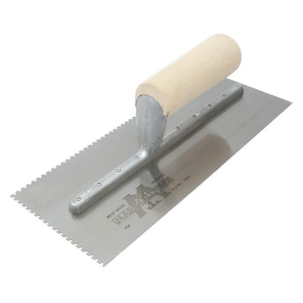 Notched Trwl, Wood Hndl, 3/16