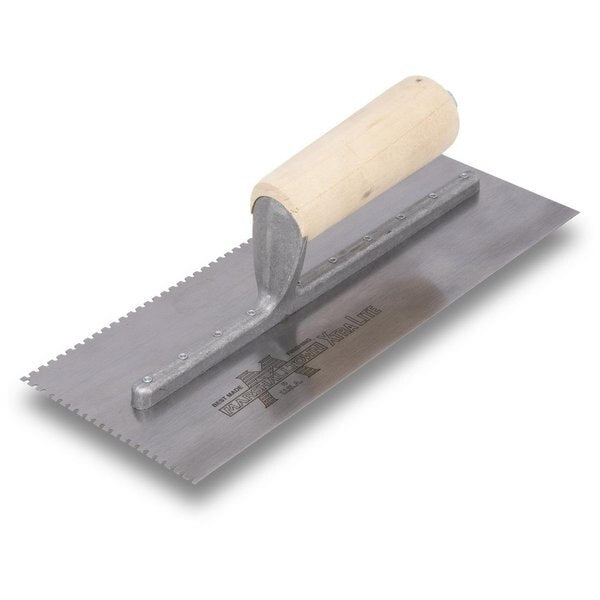 Notched Trowl, Wood Hndl, 3/32