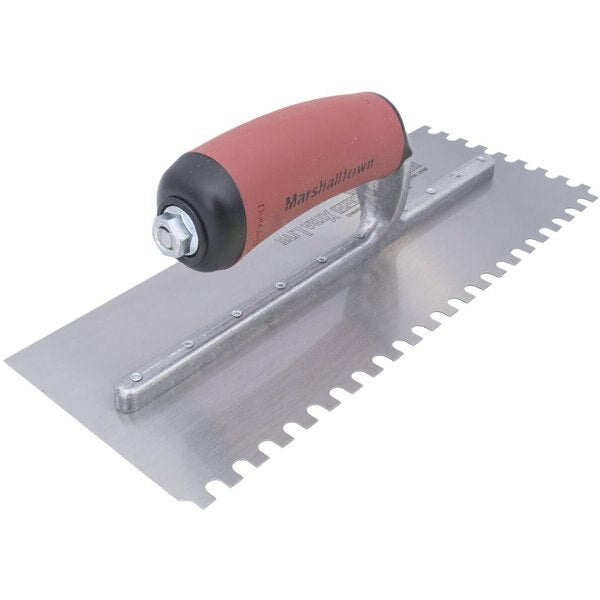 Notched Trowel, U-Handle, 1/4