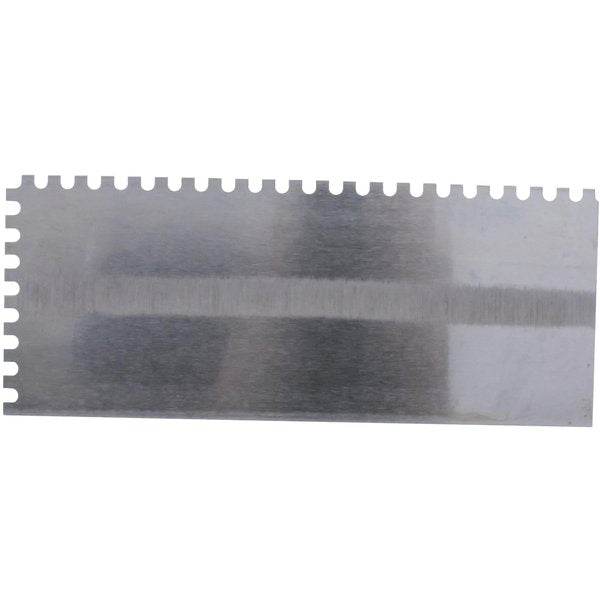 Notched Trowel, U-Handle, 1/4