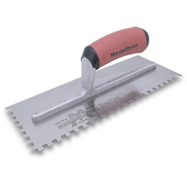 Notched Trowel, Left, 1/2