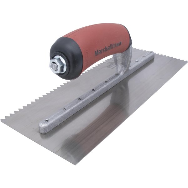 Notched Trowel, Left, 1/4