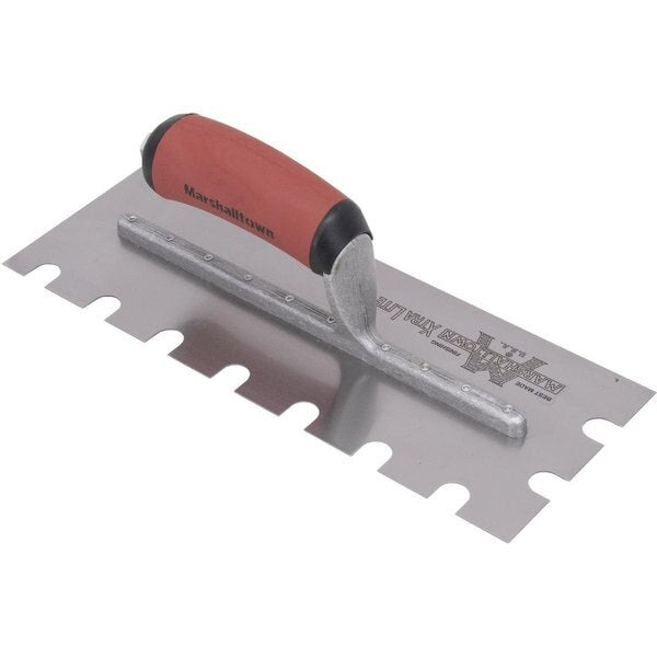 Notched Trowel, U-Handle, 9/16