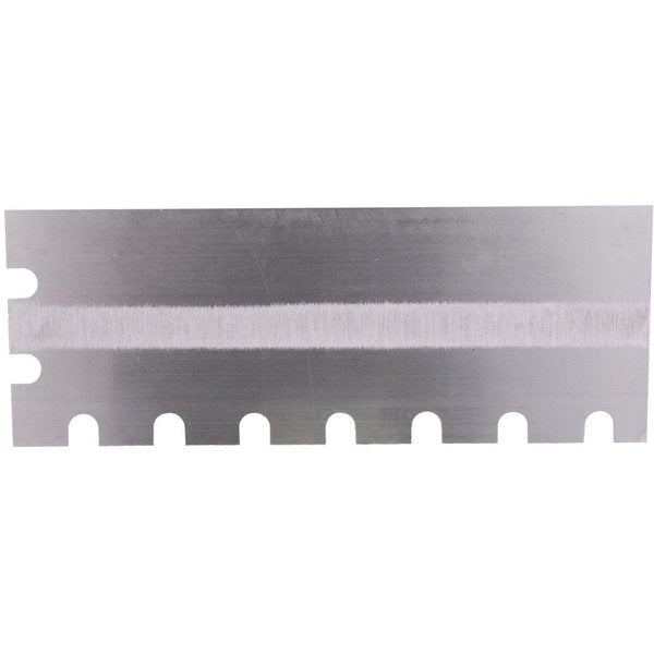 Notched Trowel, U-Handle, 9/16