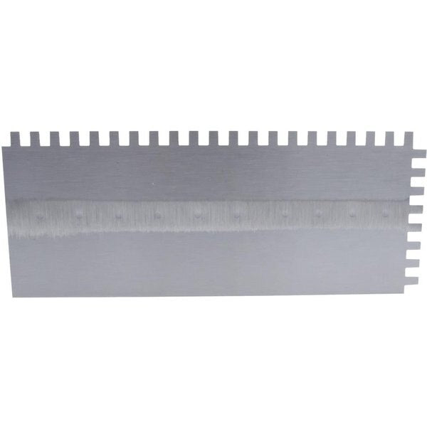 Notched Trowel, Sq Hndl, 1/4