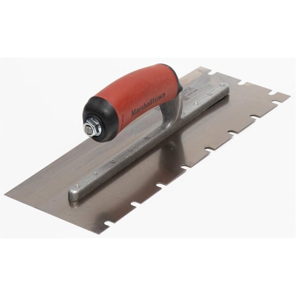 Notched Trowel, U-Hndl, 1/4