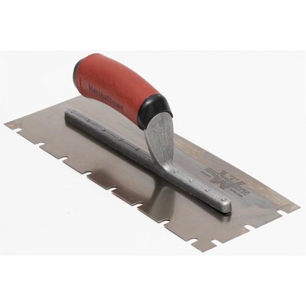 Notched Trowel, U-Hndl, 1/4