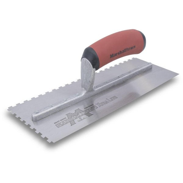 Notched Trowel, Sq Hndl, 1/16