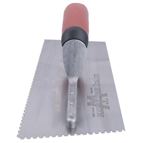 Notched Trowel, V-Hndl, 1/8
