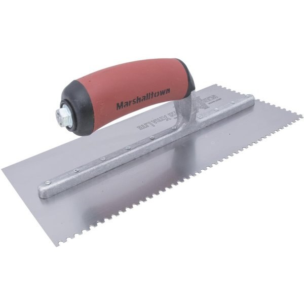 Notched Trowel, U-Hndl, 1/8