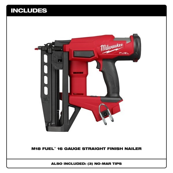 M18 FUEL 16 Gauge Straight Finish Nailer (Tool Only)
